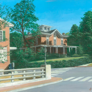 The Brick House at Sandy Hook - Original Canvas