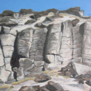 Canyon Walls Rock Creek - Original Canvas