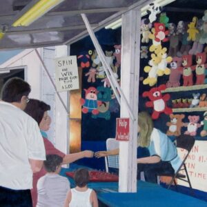 Carnival Booth, South Dakota - Original Canvas
