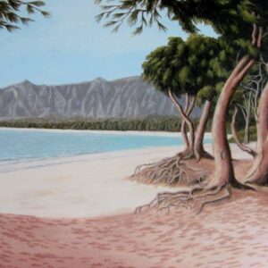 Hawaiian Beach - Original Canvas