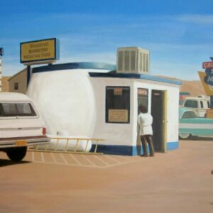 Route 66 New Mexico - Original Canvas