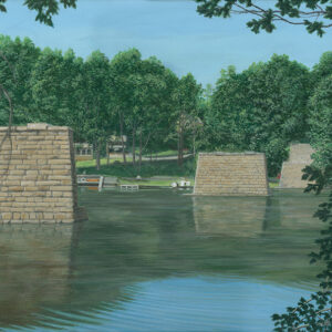 Stone Piers - Original Canvas