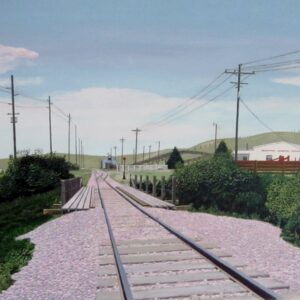 Tracks at Lewistown, MT - Original Canvas
