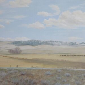 View of the South Hills - Original Canvas