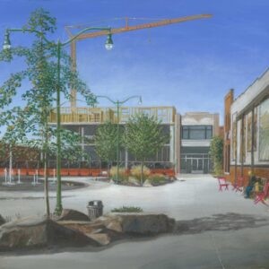 Downtown Commons - Original Canvas