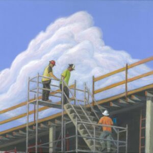 The New Construction - Original Canvas